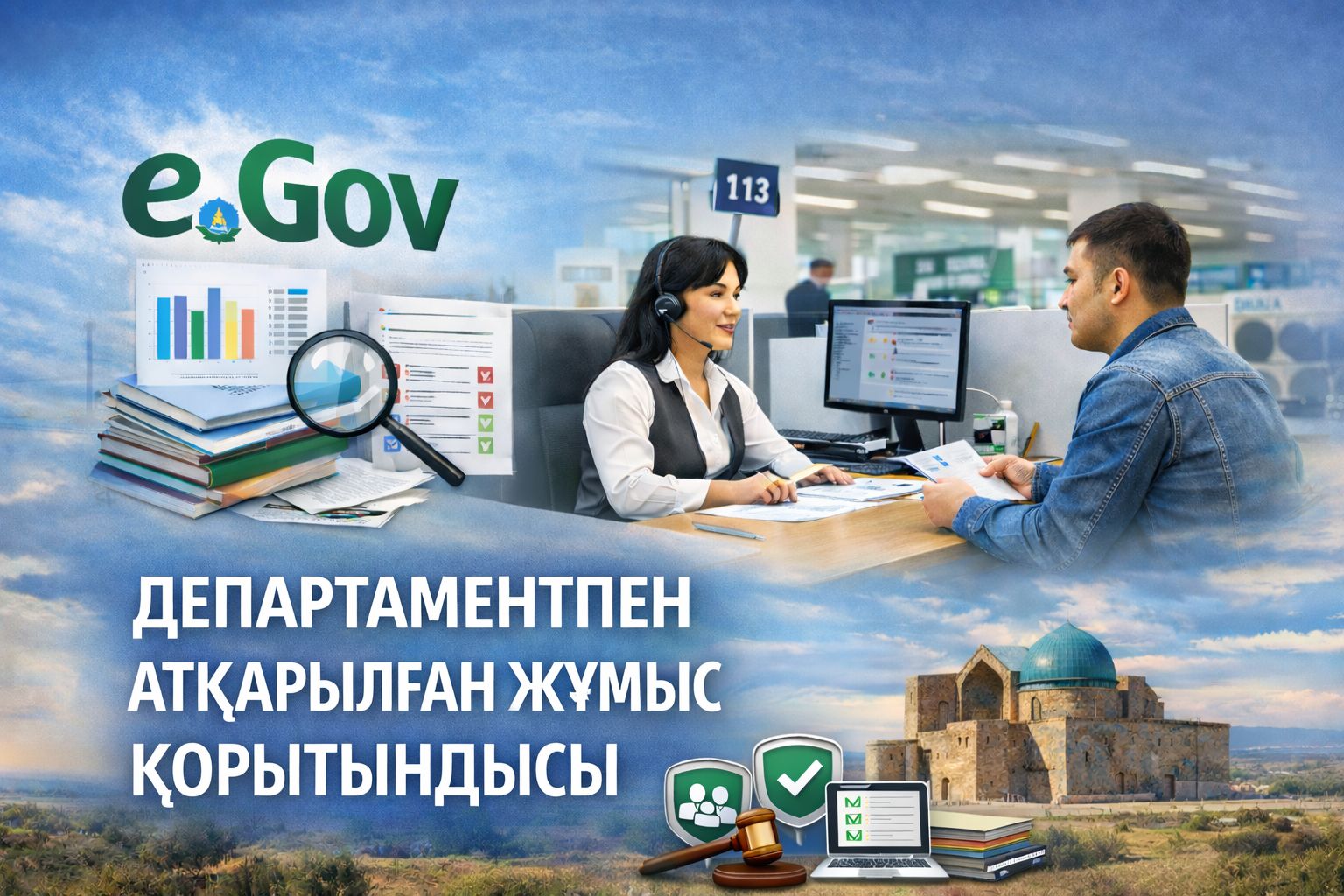 МЕМЛЕКЕТТІК КӨРСЕТІЛЕТІН ҚЫЗМЕТТЕР БОЙЫНША I ТОҚСАНДА АТҚАРЫЛҒАН ЖҰМЫС ҚОРЫТЫНДЫСЫ