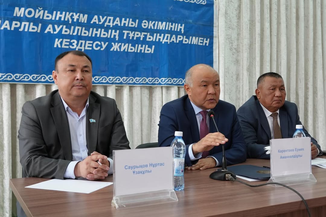 Кеңес ауылдық округінде тұрғындармен ашық кездесу өтті