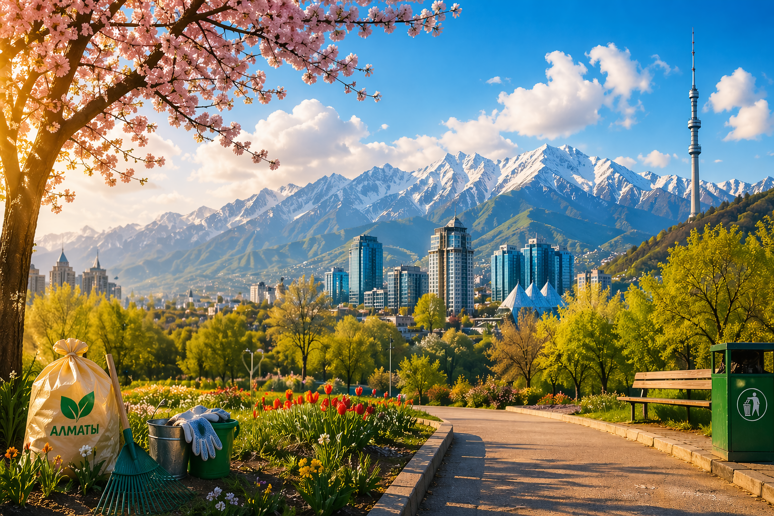 В рамках республиканской экологической акции "Таза Қазақстан", приглашаем вас принять участие в общегородском субботнике!