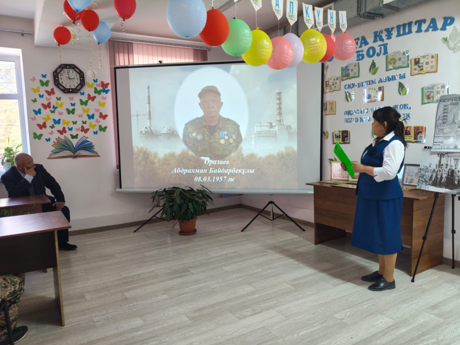 Алмалы ауылдық мәдениет үйінде «Чернобыль апаты жаңғырығы» атты тағылымды іс-шара ұйымдастырылды.