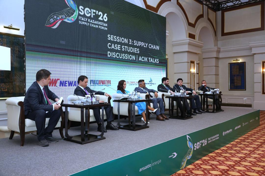 Қазақстан мен Италия «Орта дәлізді» және тұрақты жабдықтау тізбектерін дамыту жөніндегі ынтымақтастықты нығайтуда