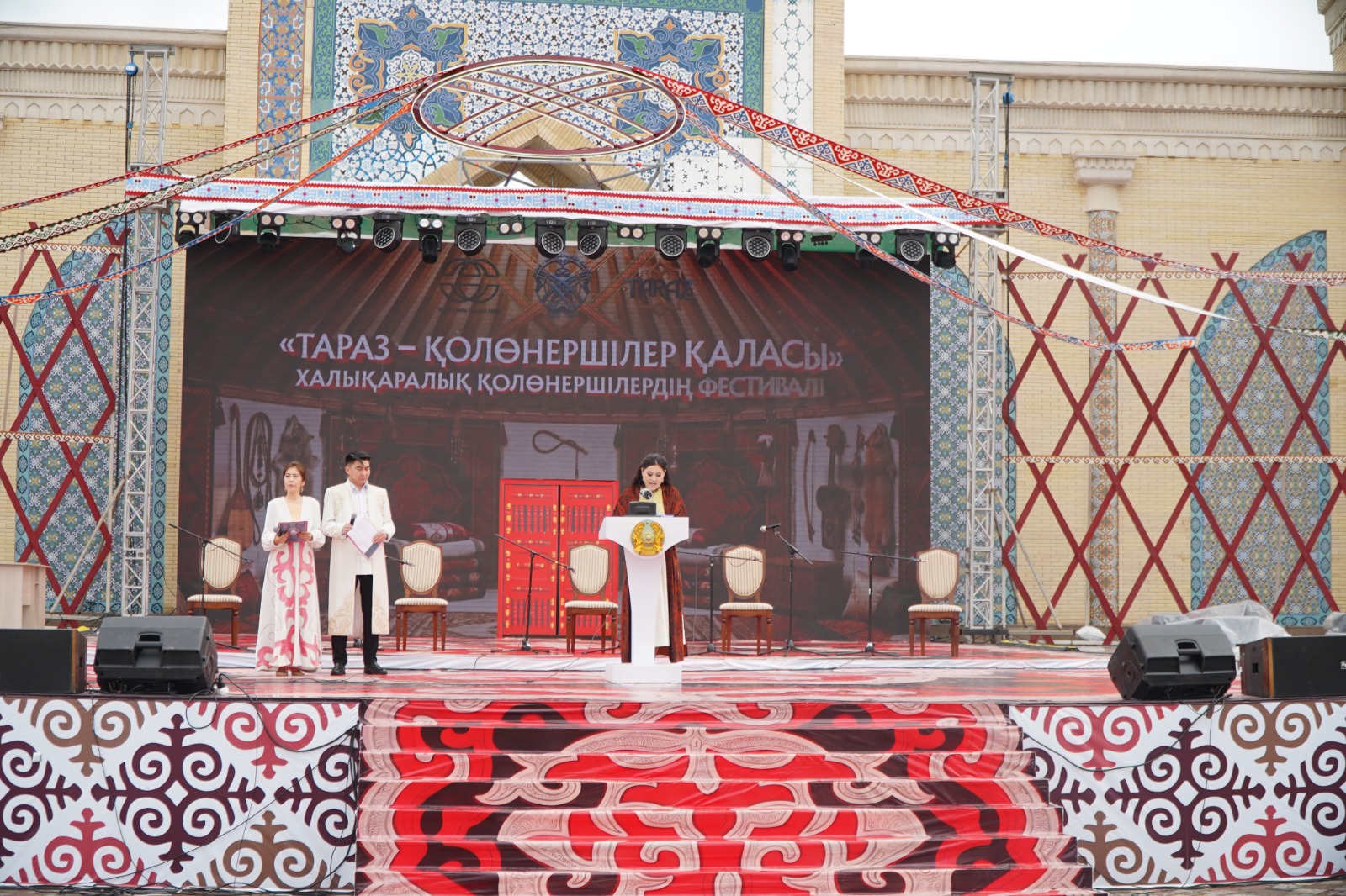 «Тараз – қолөнершілер қаласы» атты Халықаралық қолөнершілер фестивалі салтанатты түрде ашылды