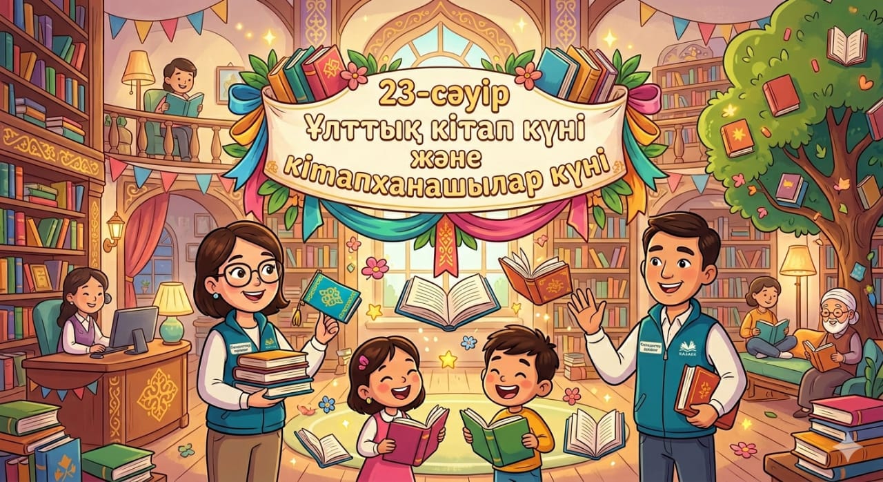 Поздравление акима Сандыктауского района с Национальным днем книги и Днем работников библиотечной системы