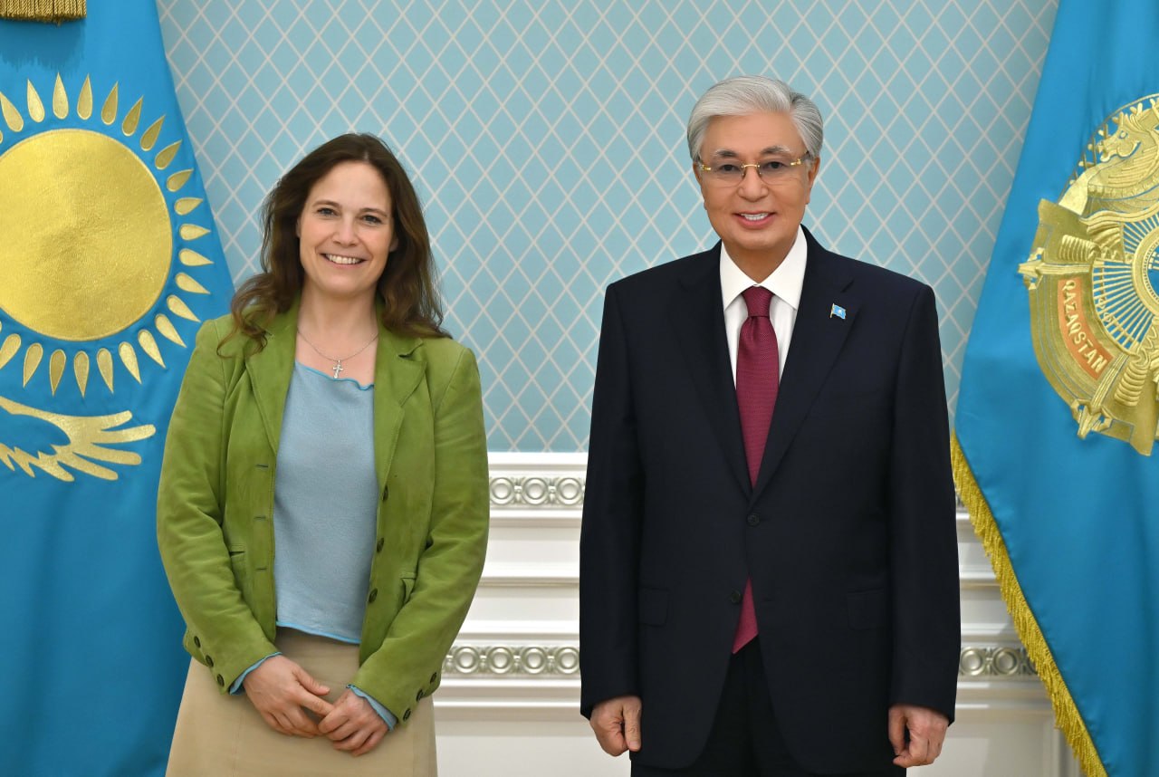 Мемлекет басшысы Германия экономикасы Шығыс комитетінің басқарма төрағасы Катрина Клаас-Мюльхойзерді қабылдады