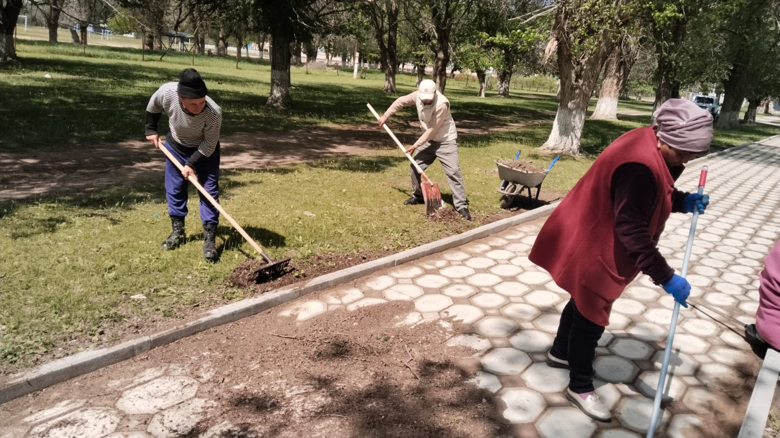 Тереңөзек ауылдық округінде «Таза Қазақстан» акциясы аясындағы тазалық жұмыстары жалғасуда