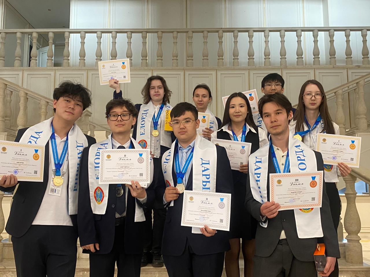 Елордалық мектеп оқушылары республикалық олимпиадада топ жарды