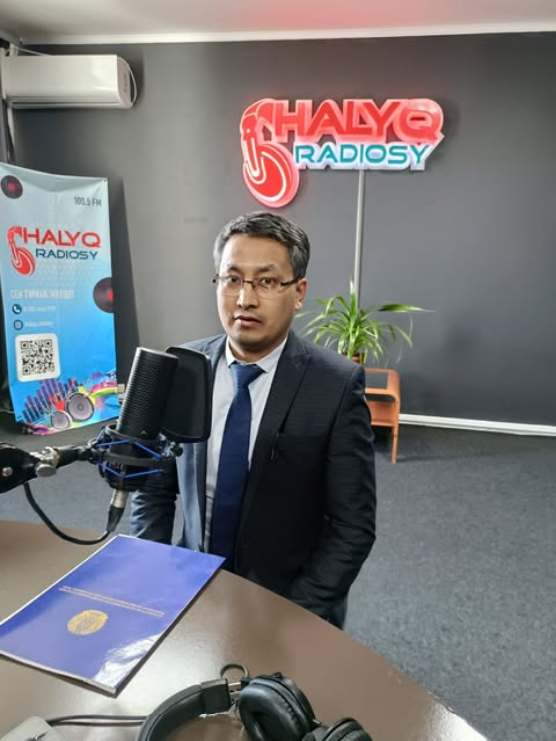 «Halyk radiosy» эфирінде