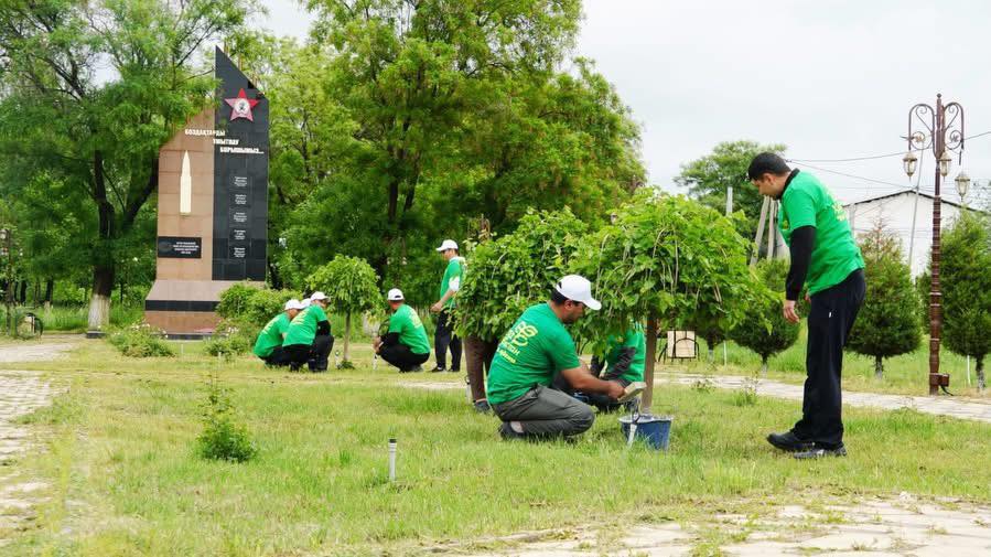 ТҮРКІСТАН: КЕЛЕС АУДАНЫНДА АБАТТАНДЫРУ ЖҰМЫСТАРЫ ЖҮРГІЗІЛДІ