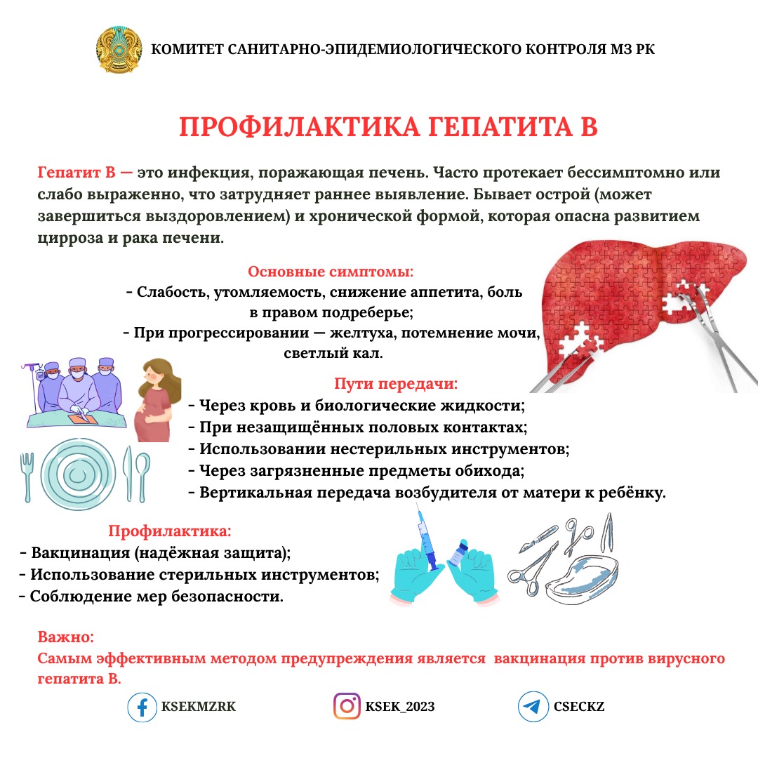 Профилактика гепатита В