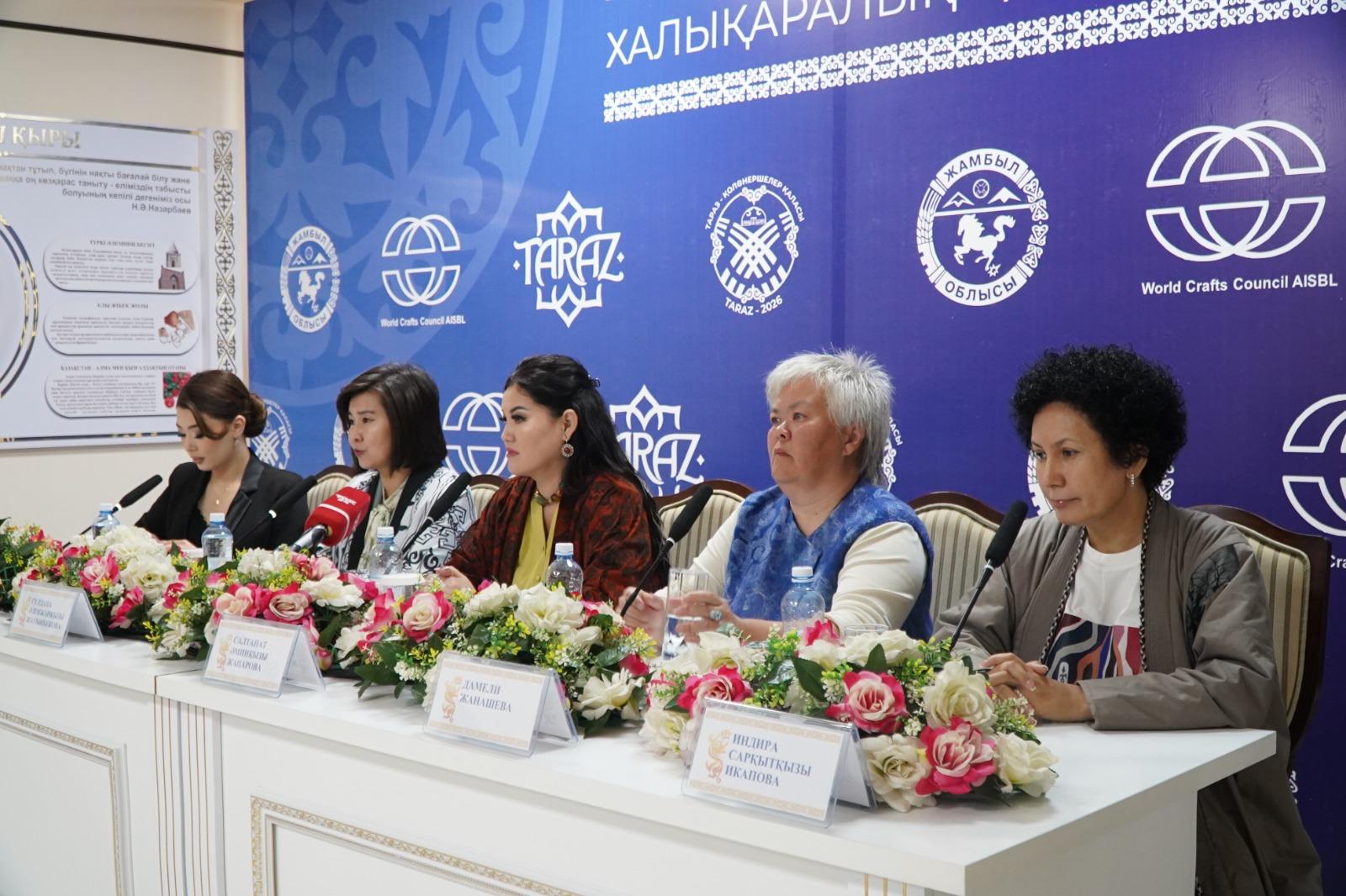 Таразда халықаралық қолөнершілер фестиваліне арналған брифинг өтті