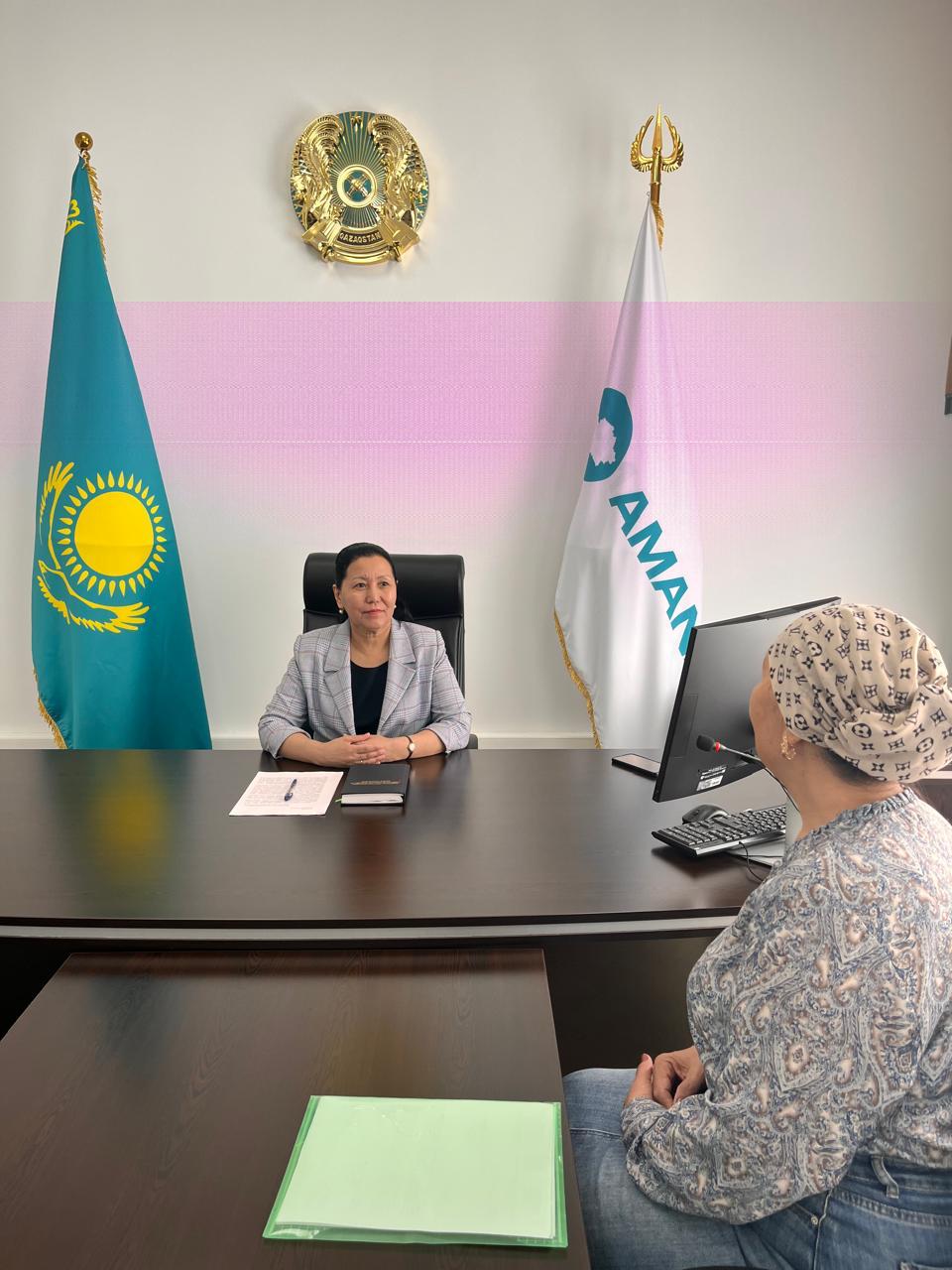 «Азаматтарды қабылдау орталығында» жеке қабылдау өткізілді