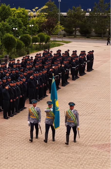 Шымкентте жеке құрамның гарнизондық саптық таратылымы өтті