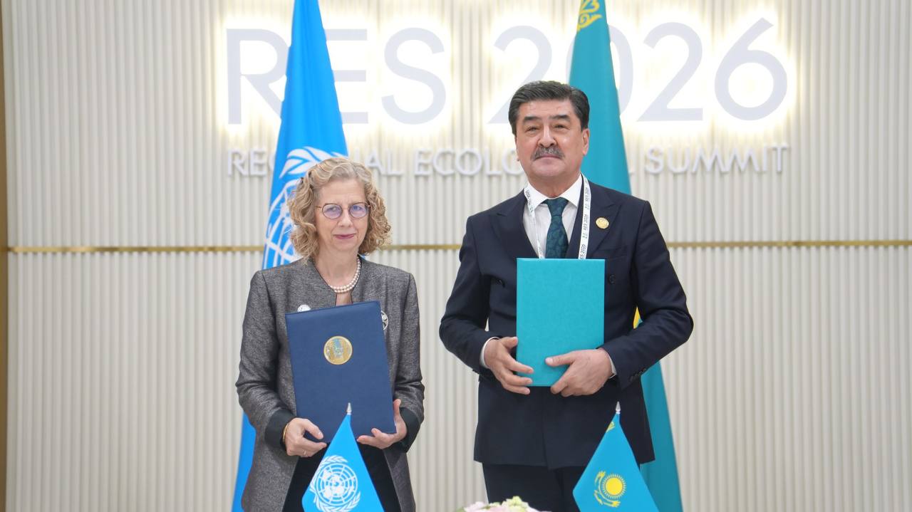 ЮНЕП-пен стратегиялық ынтымақтастық туралы негіздемелік келісімге қол қойылды