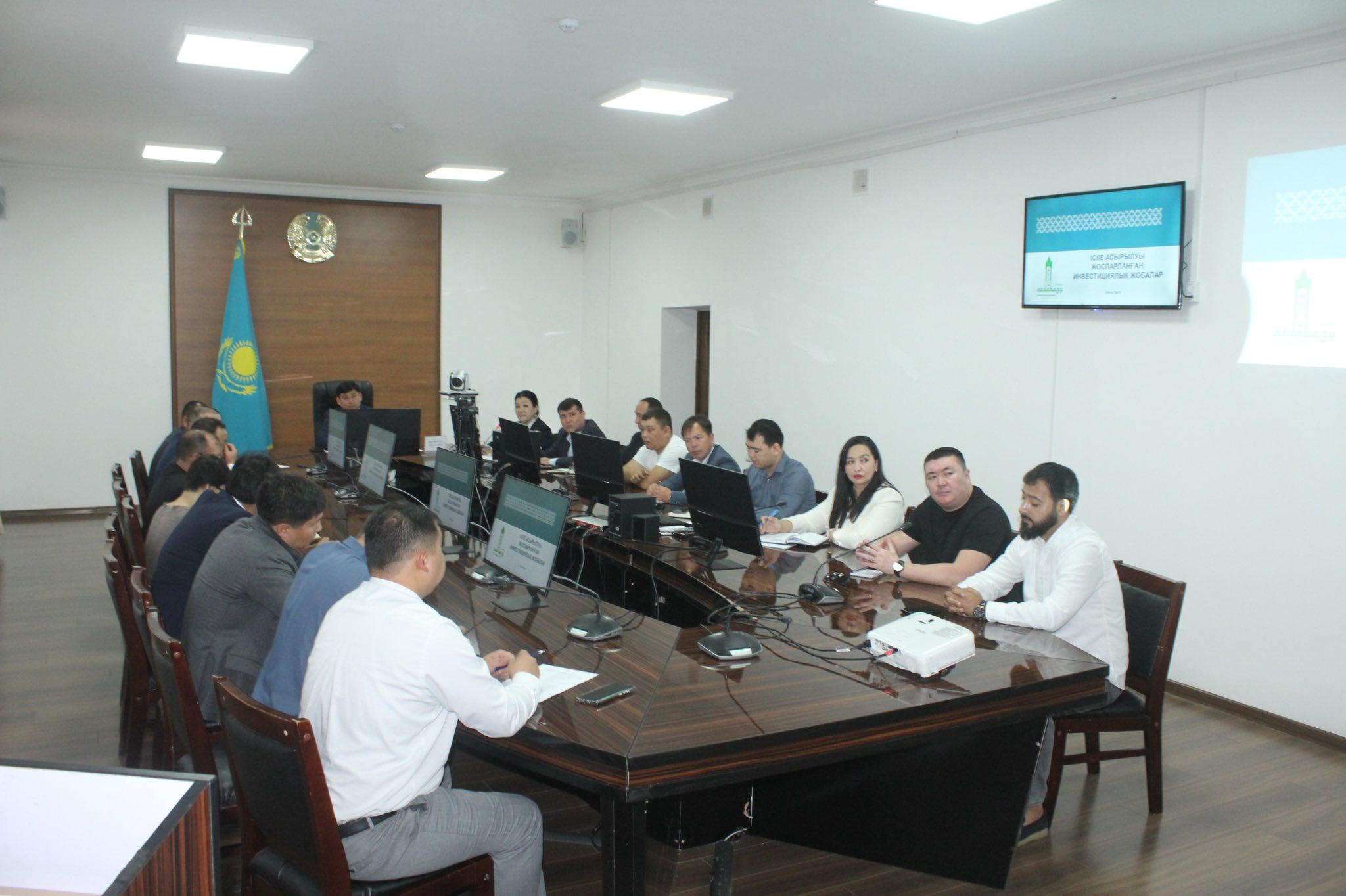 АУДАНЫНДА ИНВЕСТИЦИЯЛЫҚ ШТАБ ОТЫРЫСЫ ӨТТІ