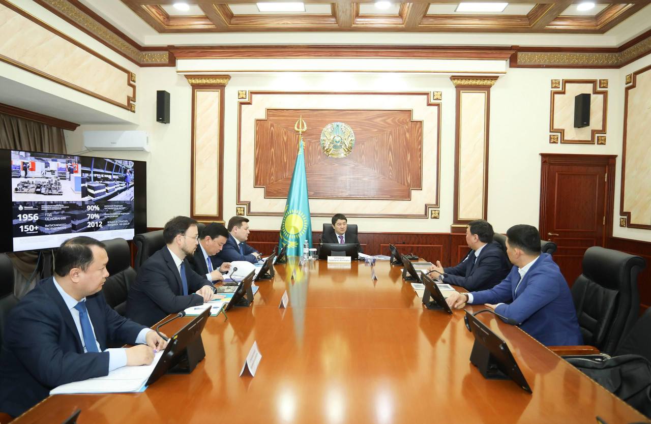 Акиму области инвесторы представили проект строительства нового завода