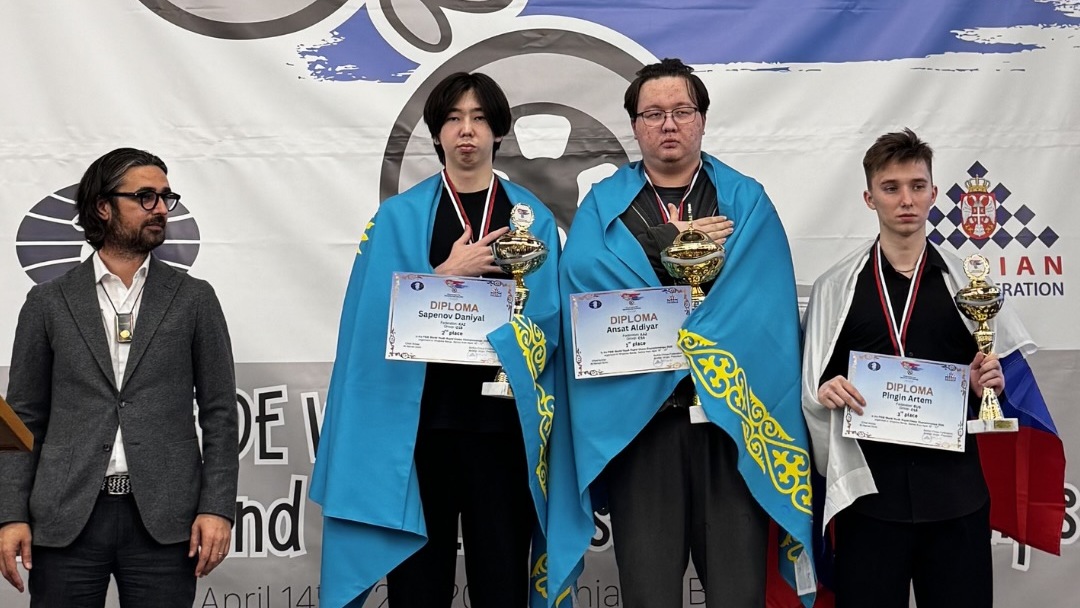 Карагандинец Даниял Сапенов стал серебряным призёром юниорского чемпионата мира по шахматам