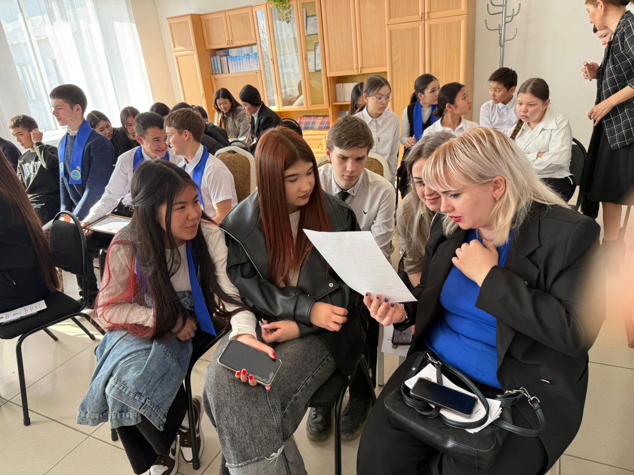 Макинск қаласында волонтерлерге арналған шеберлік сабағы өтті.