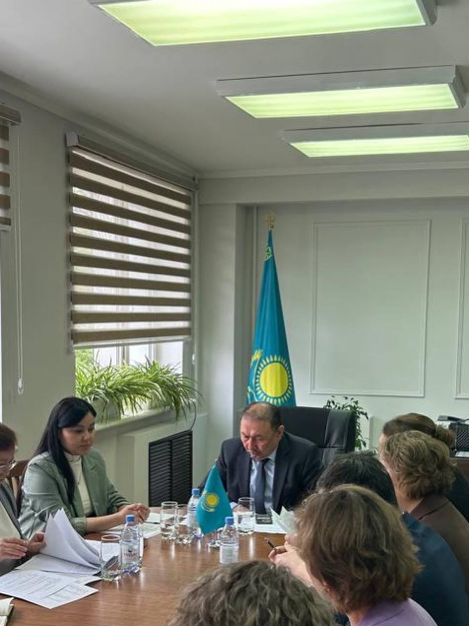 В Департаменте государственного казначейства по городу Шымкент состоялось заседание коллегии