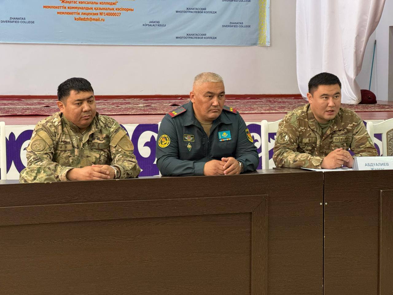 ТЖМ әскери бөлімдеріндегі қызмет — ерлікке бастар жол