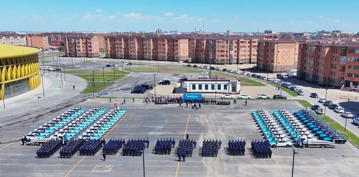 Қызылордалық полицейлерге жаңа қызметтік көліктер берілді