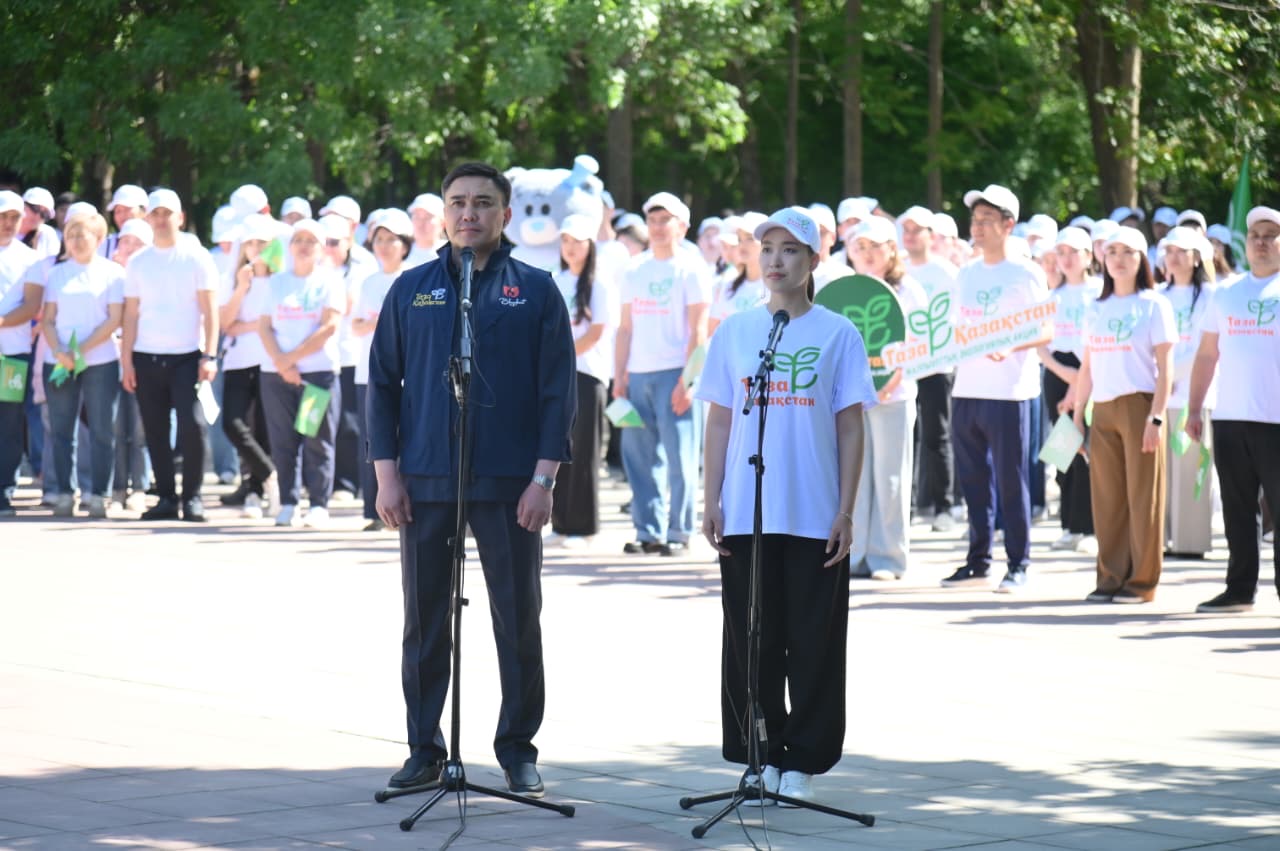 В ШЫМКЕНТЕ ПРОШЛА ЭКОЛОГИЧЕСКАЯ АКЦИЯ В РАМКАХ «ТАЗА ҚАЗАҚСТАН»