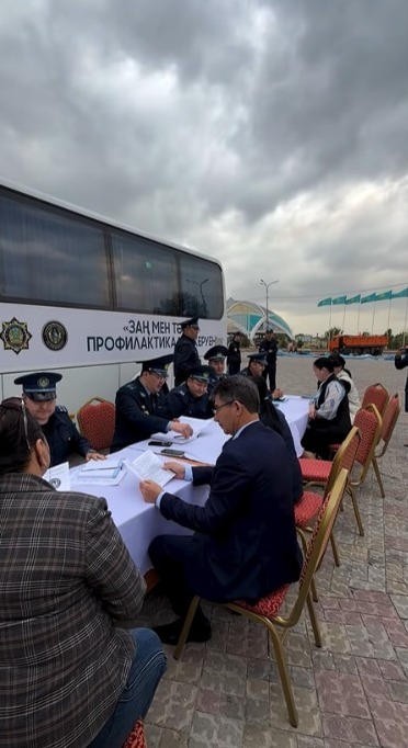 Жамбыл облысында «Жолда қабылдау» акциясы өтті