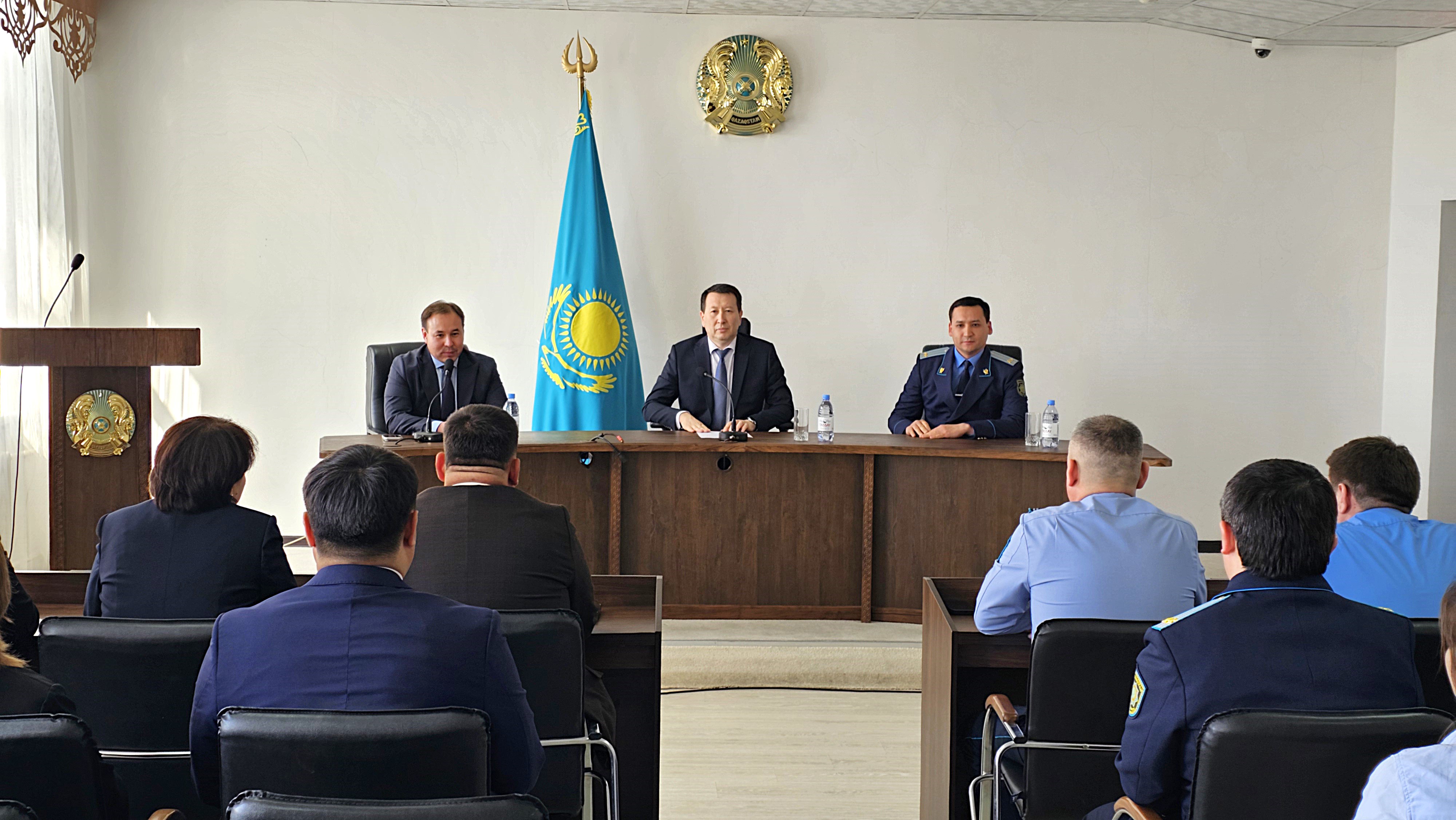 Целиноград ауданында ауданның жаңа прокуроры таныстырылды