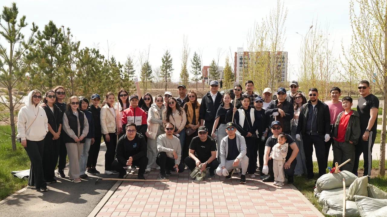 «Таза Қазақстан» жалпыұлттық акциясы аясында республикалық тал егу және тазалық акциясы өтті