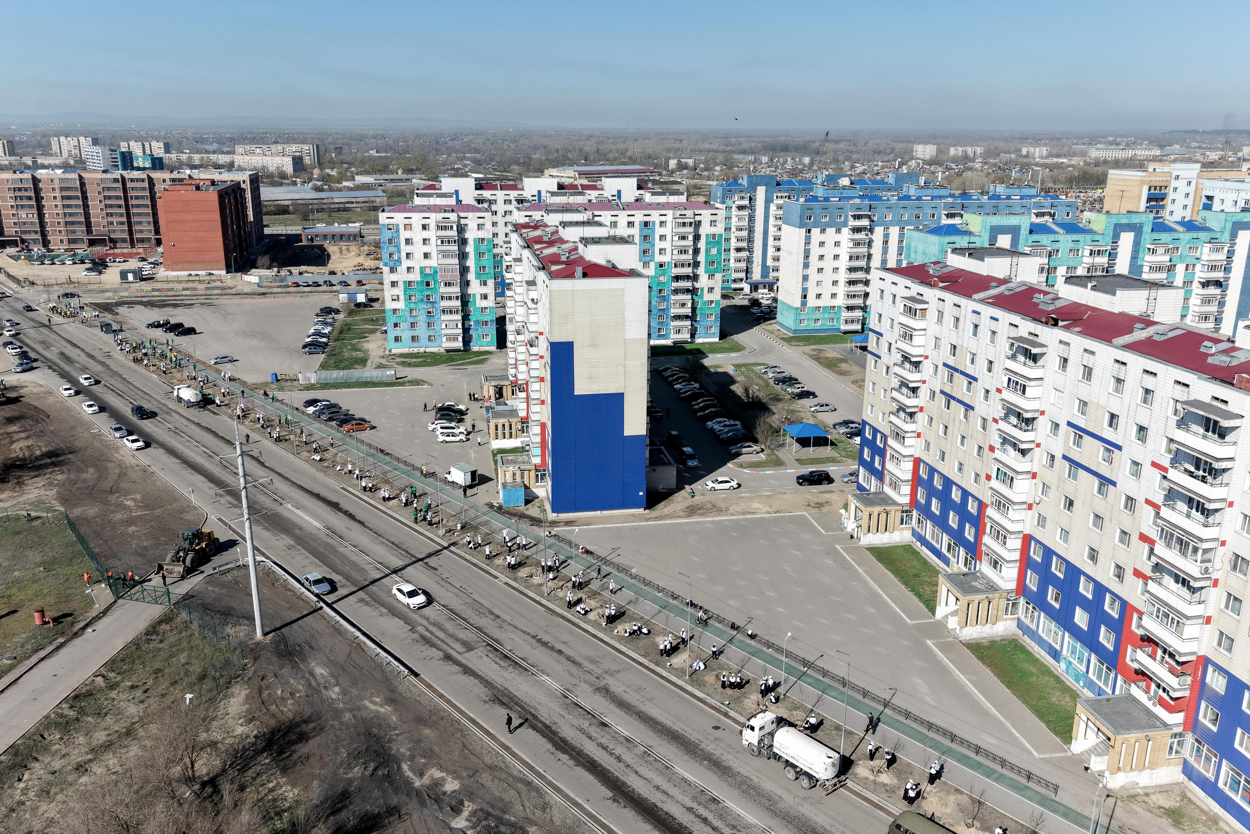 Облыс әкімі Семейде өткен ағаш отырғызу шарасына қатысты