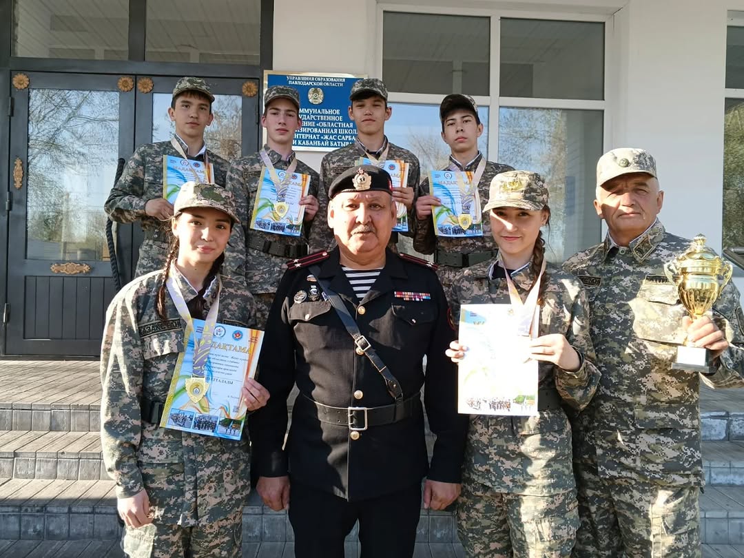«Айбын-2026» облыстық әскери-патриоттық сайысында ауданымыздың Е.Мұқашев атындағы мектеп командасы І орын иеленді.