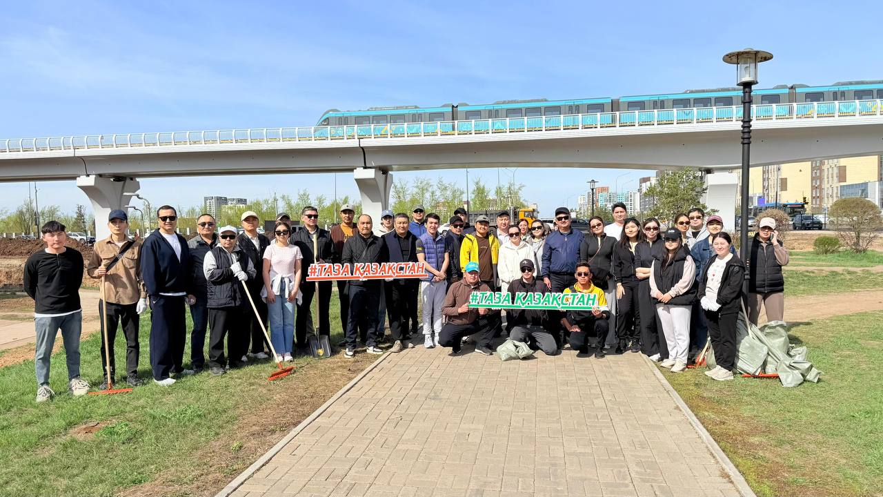 Су ресурстары және ирригация министрлігінің қызметкерлері «Таза Қазақстан» республикалық экологиялық акциясы аясында жалпықалалық сенбілікке қатысты.
