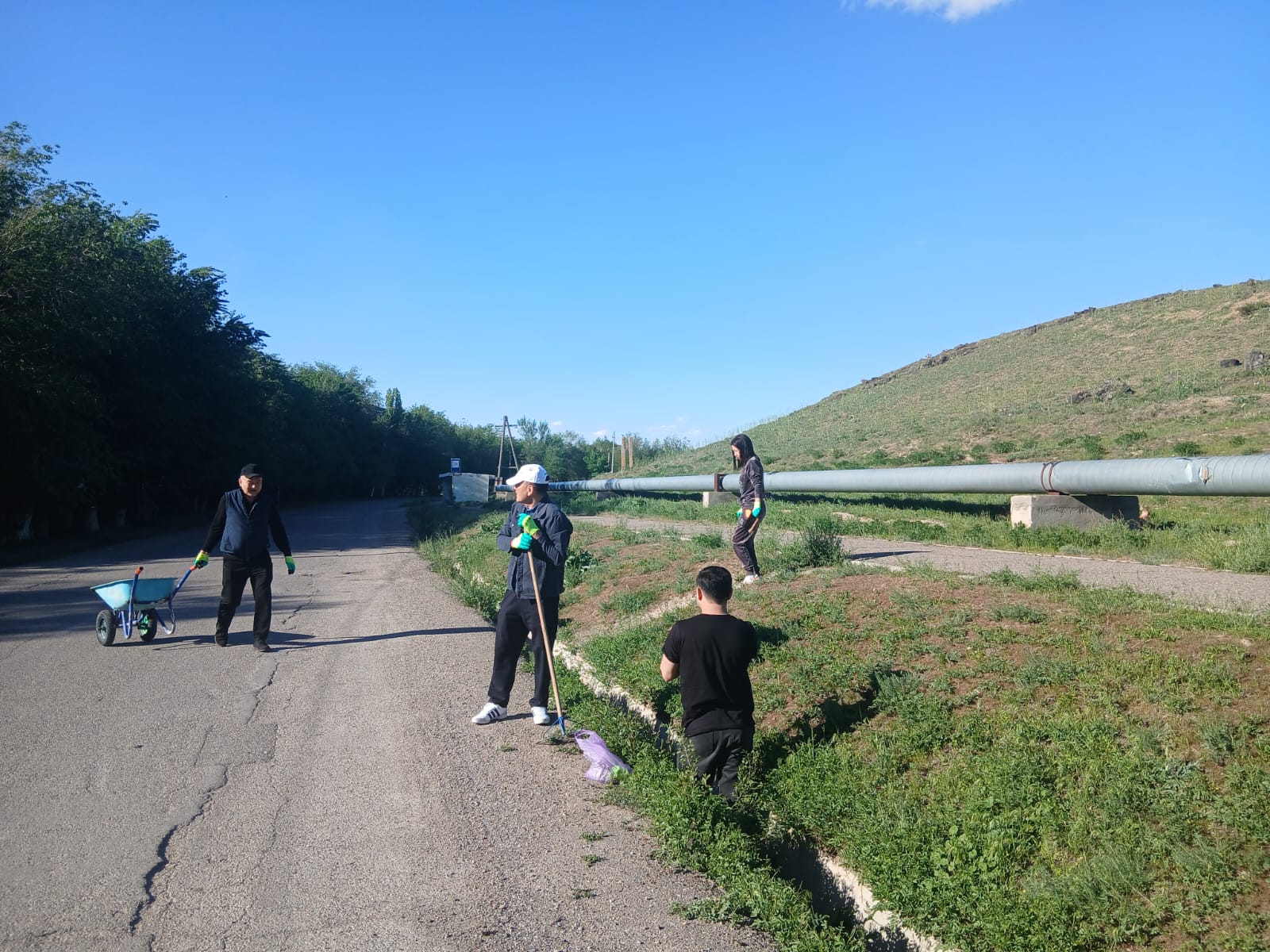 Көктемгі тазалық жұмыстары жүргізілуде