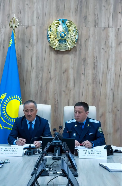 ️ ️ 24 апреля текущего года в здании акимата района аким района А. Казыбаев и прокурор района Рауан Дайырбекович провели личный прием предпринимателей.