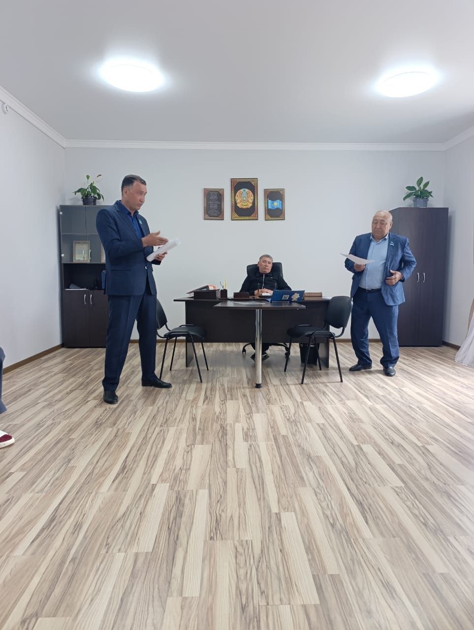 Шойындыкөл, Тасты-Талды және Бірсуат ауылдарының тұрғындарымен кездесулер өткізді.