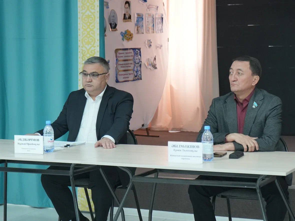 Озерки және Талица ауылдарында аудан әкімі Нұржан Оразбекұлының қатысуымен кезекті есеп беру кездесуі өтті