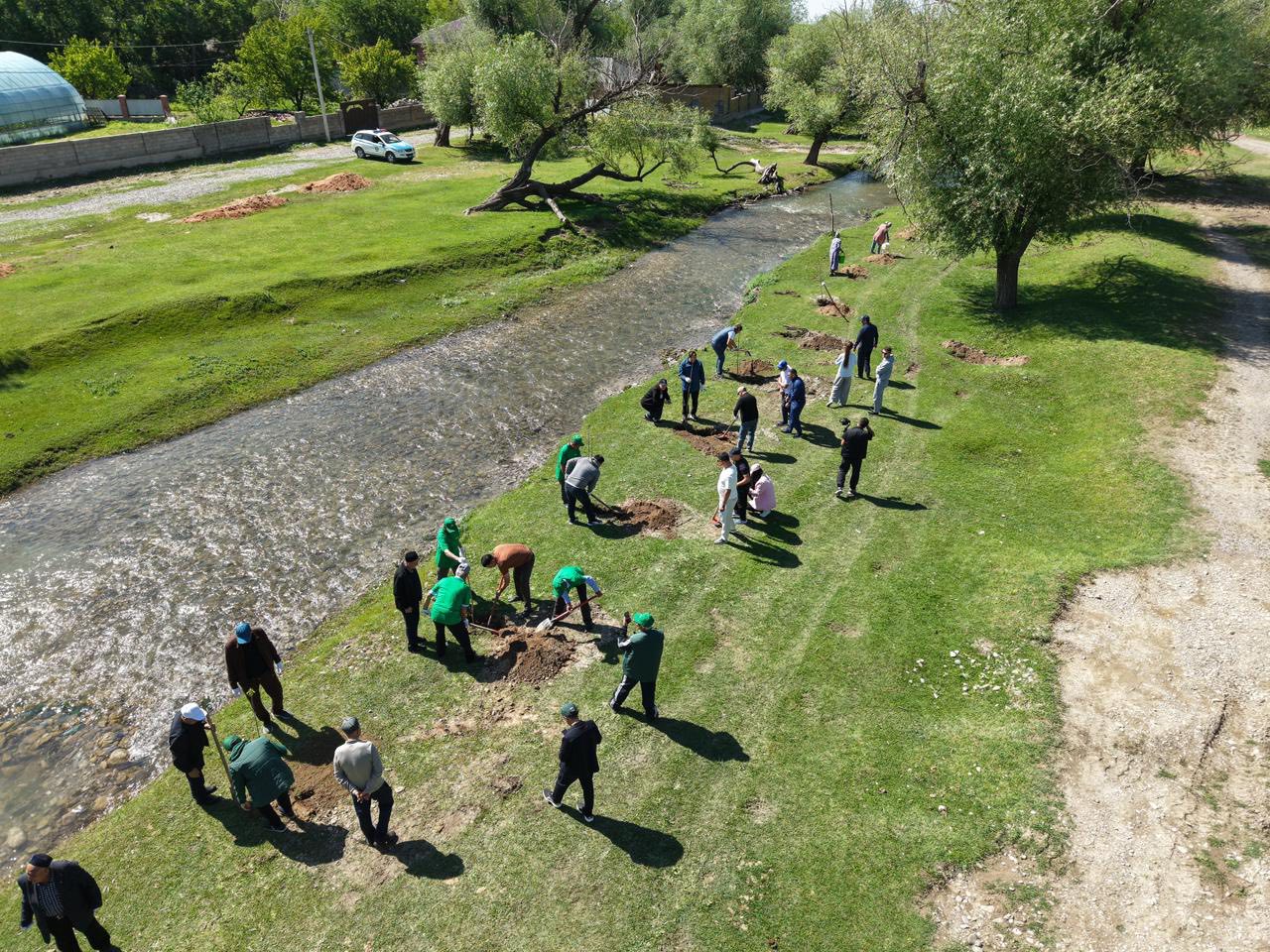 ТҮРКІСТАН: КЕНТАУДЫҢ ҚАРНАҚ АУЫЛЫНДА КЕҢ АУҚЫМДЫ СЕНБІЛІК ҰЙЫМДАСТЫРЫЛДЫ