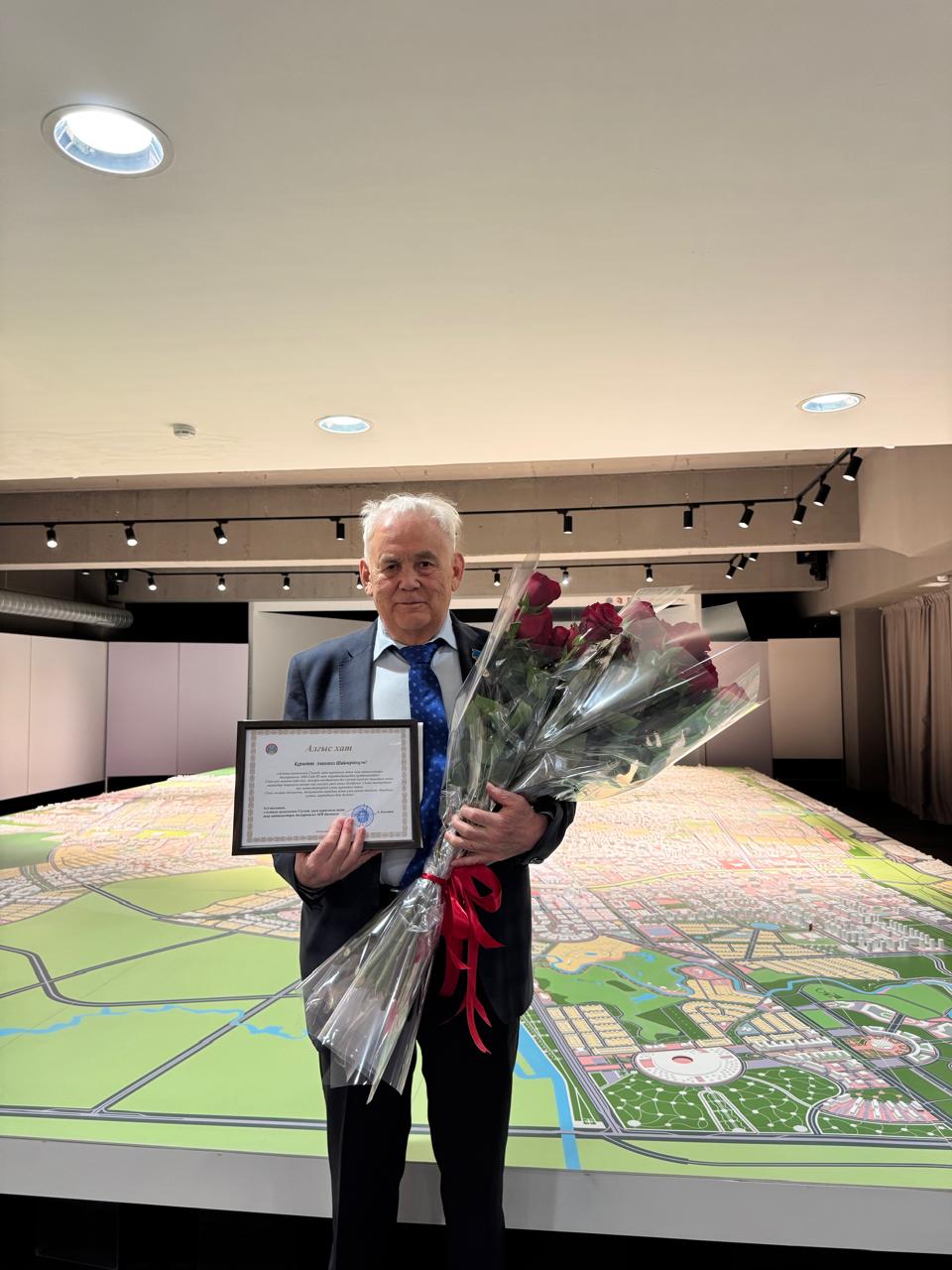 Известный архитектор Аманжол Чиканаев отмечает 80-летний юбилей.