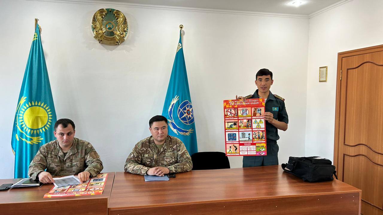 Азаматтық қорғаныс санатына жататын ұйымдар өкілдерімен дөңгелек үстел