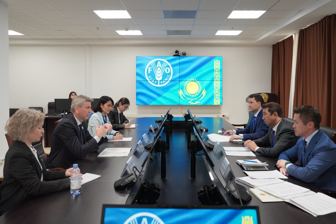 Қазақстан мен ФАО аграрлық саладағы болашақ ынтымақтастықтың басым бағыттарын айқындады