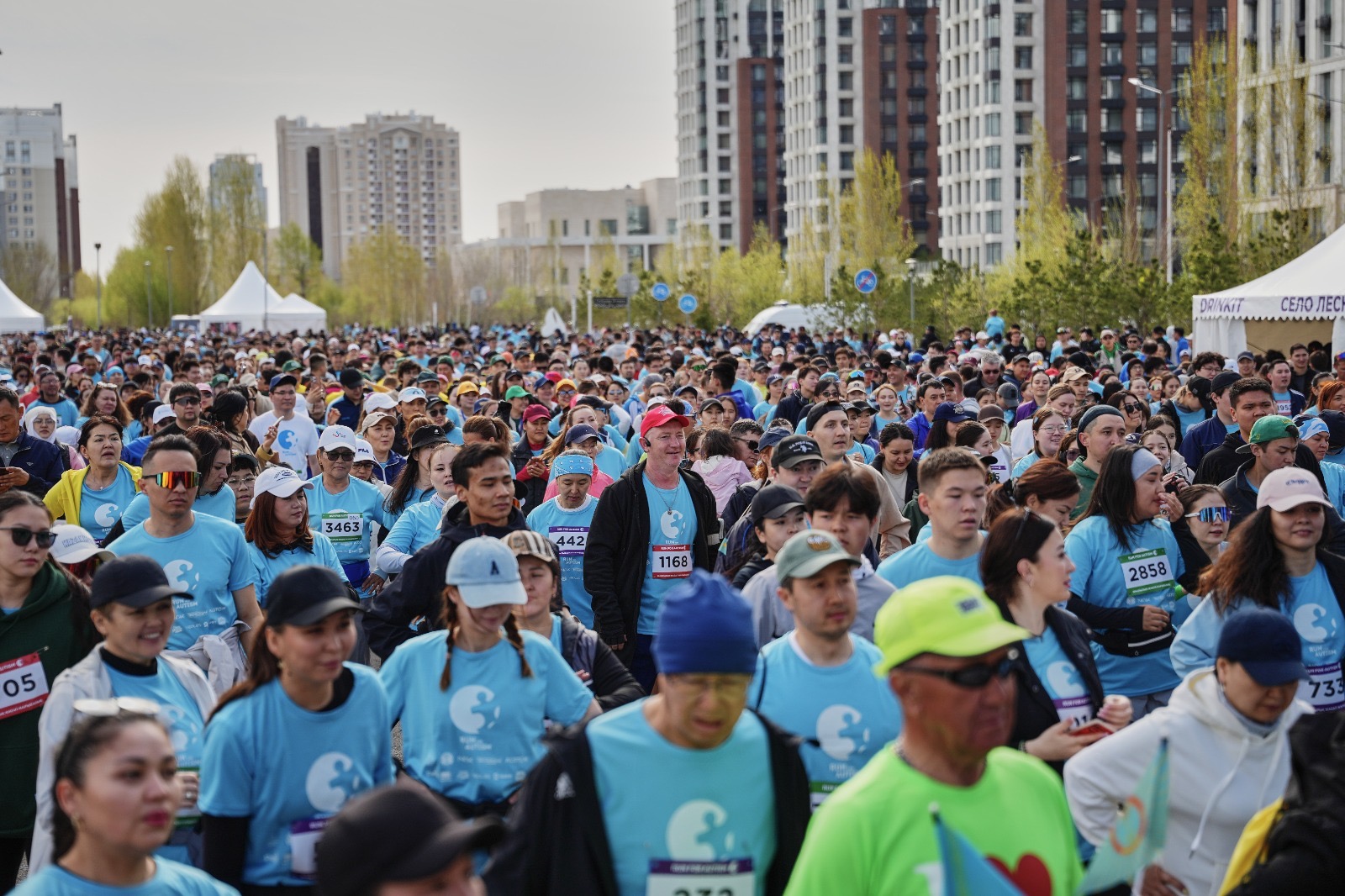Run for Autism: 5000 человек приняли участив в благотворительном забеге в Астане