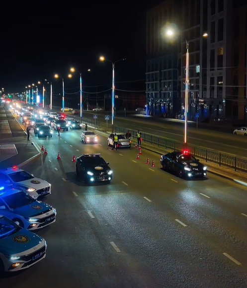 Атырауда жол сақшылары күшейтілген режимде қызмет етуде