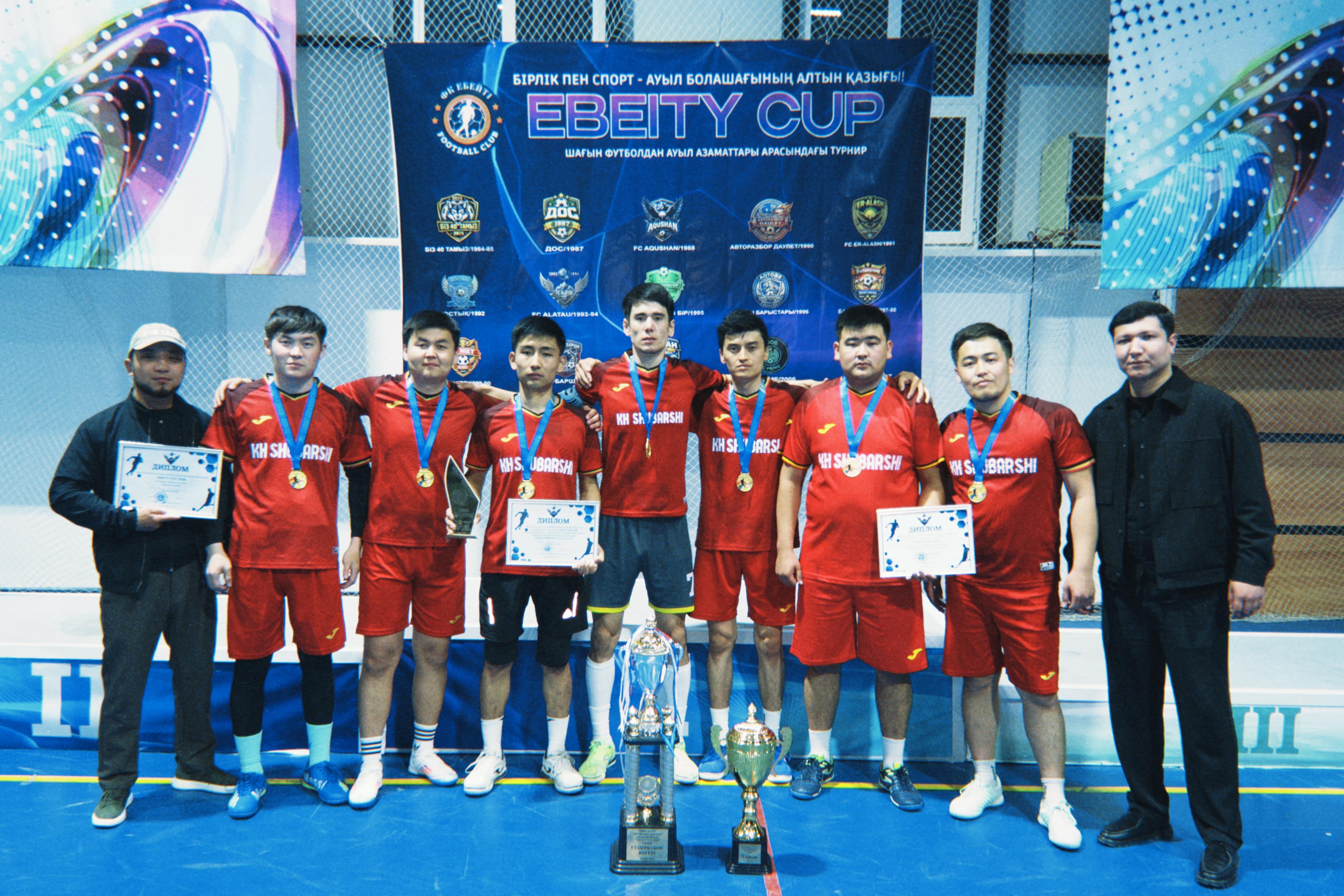 Ауыл жастарының ұйымдастыруымен Шағын футболдан жарыс өткізілді.