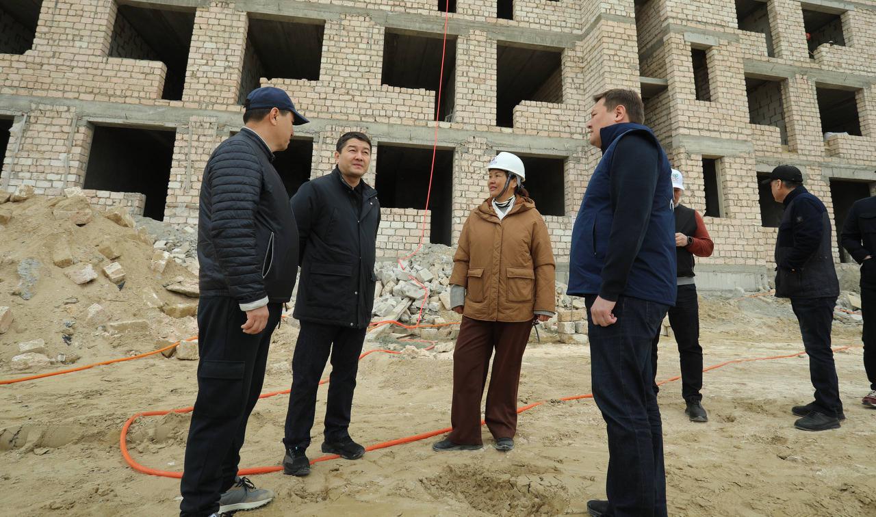 Нұрдәулет Қилыбай Ақтауда салынып жатқан «Нұр» санаторийлік-сауықтыру кешенінің құрылысымен танысты