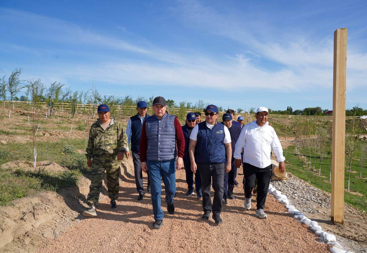 ТҮРКІСТАНДА 50 ГЕКТАР АУМАҚТА ЕРЕКШЕ ЭКОПАРК САЛЫНЫП ЖАТЫР