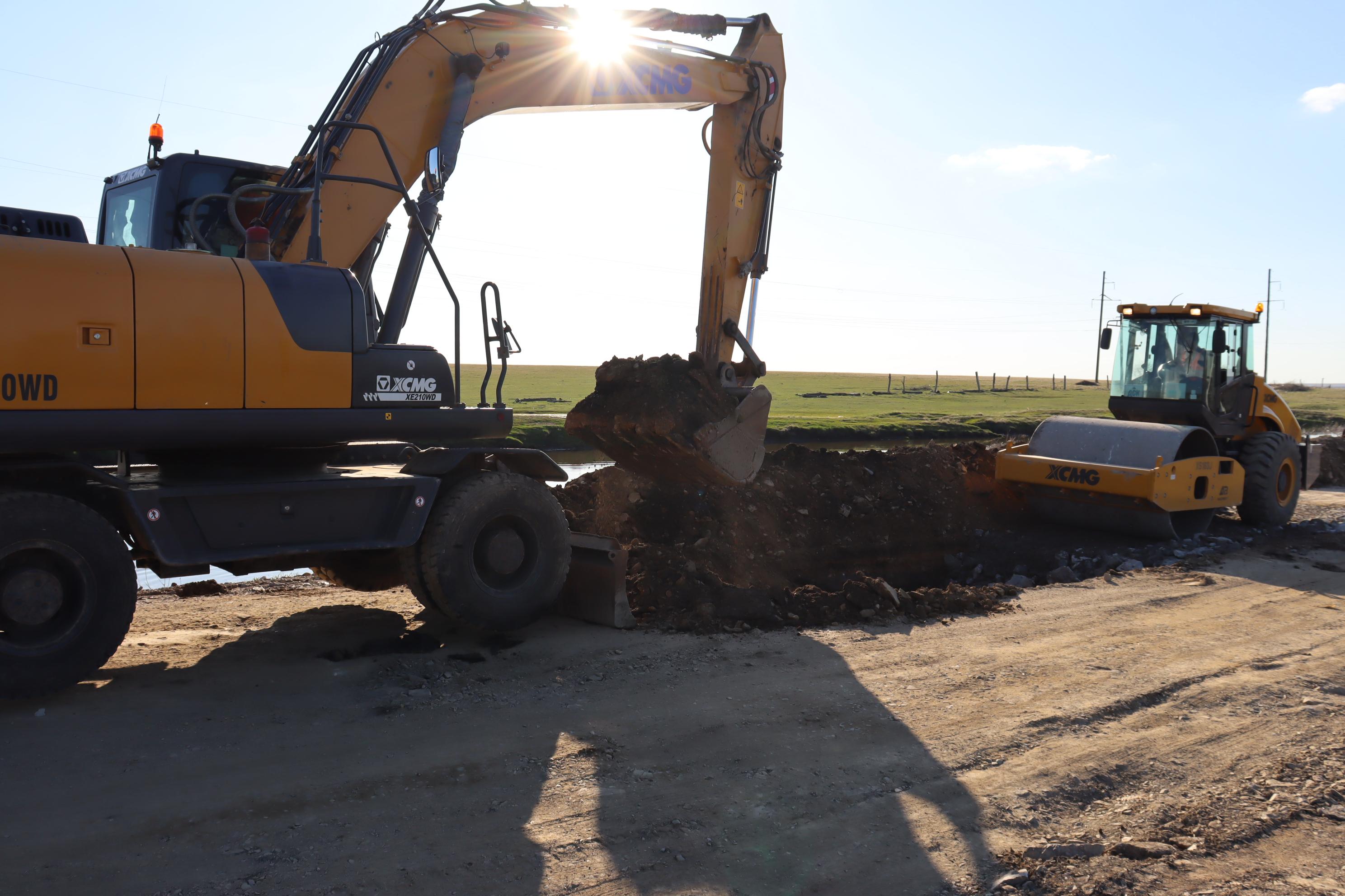Зеренді ауданында Шағалалы ауылына апаратын жолды жөндеу басталды