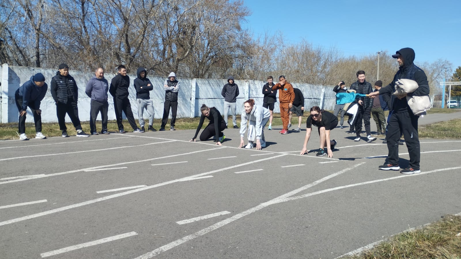 Ағымдағы жылдың 17 сәуірінде Пресновка ауылының орталық стадионында аудандық ауылдық округтер мен ұйымдар арасында үшсайыс бойынша жарыс өтті