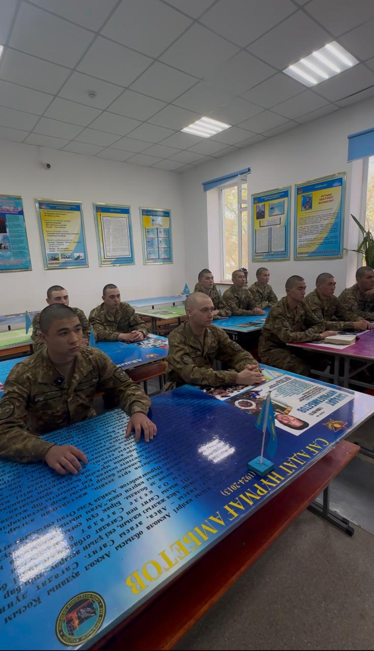 Ауданда әскер қатарына шақыру науқаны жүруде