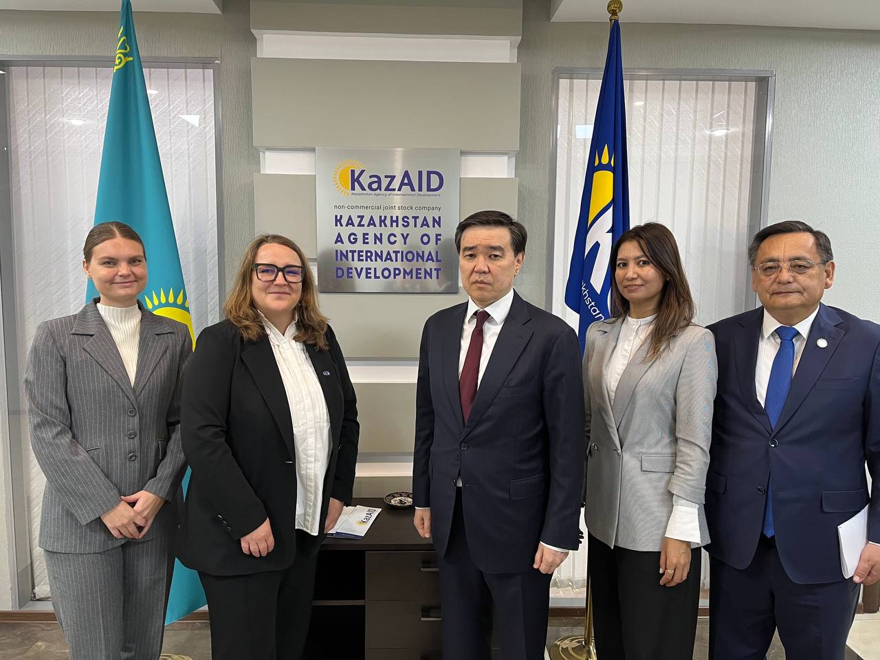 KazAID және Global Partnership for Education өкілдерінің кездесуі