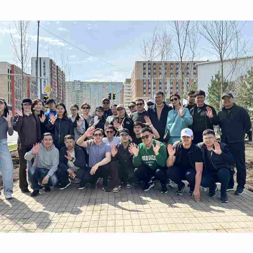 «Таза Қазақстан»: «Сарыарқа» ауданында 350-ден астам ағаш және 1000 түп бұта отырғызылды