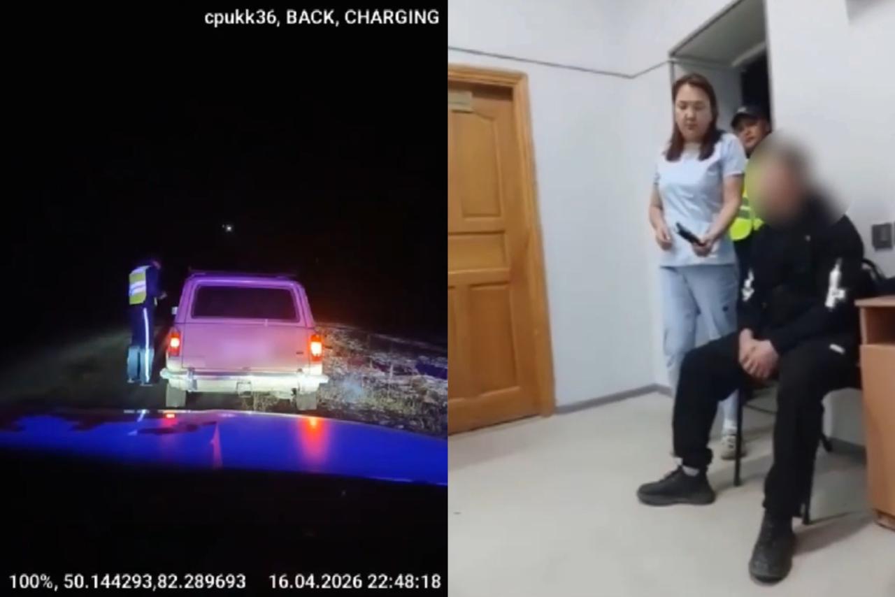 ШҚО-да есірткілік масаң күйде көлік басқарған кезекті жүргізуші ұсталды